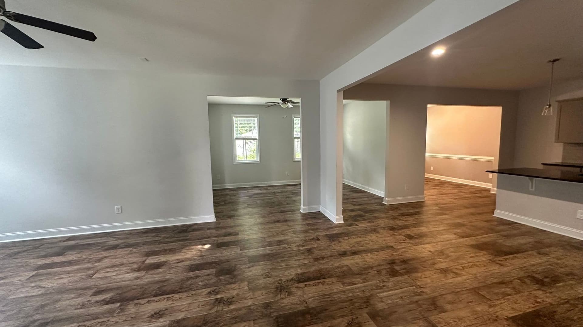 Freshly painted open-plan interior by All Professional Painting Services LLC